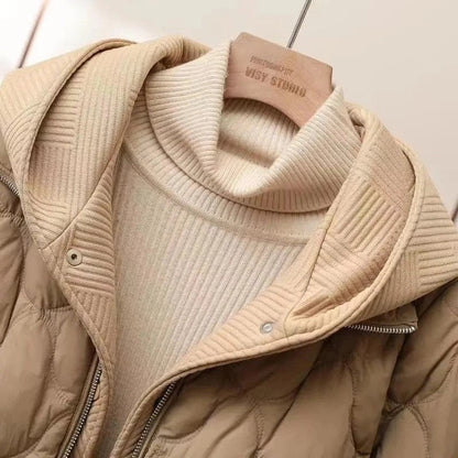Elvane Quilted Hooded Puffer Jacket