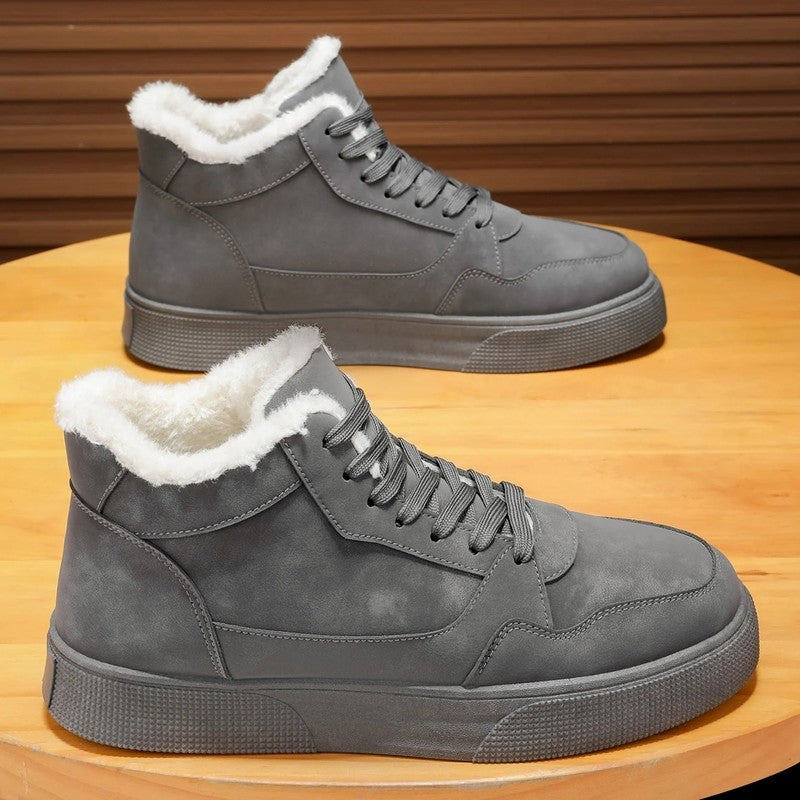 Elvani Fleece Lined High Top Sneakers