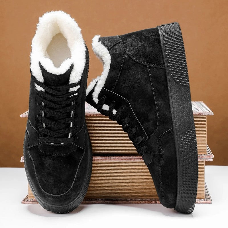 Elvani Fleece Lined High Top Sneakers