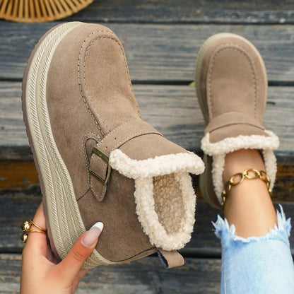 Elyria Cozy Fleece Lined Platform Boots