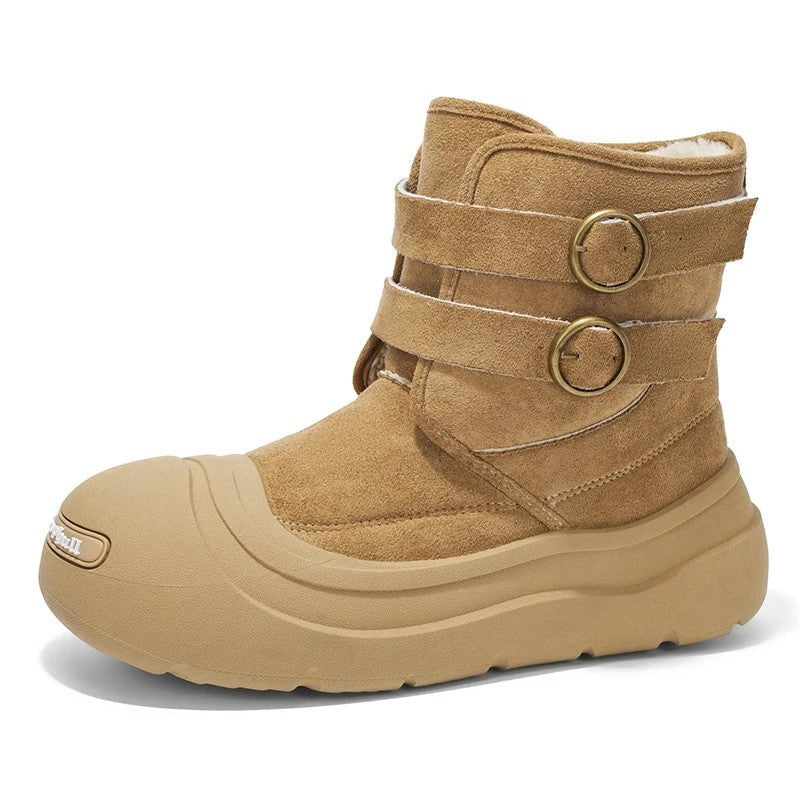 Emory Double Strap Platform Ankle Boots