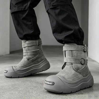 Emory Double Strap Platform Ankle Boots