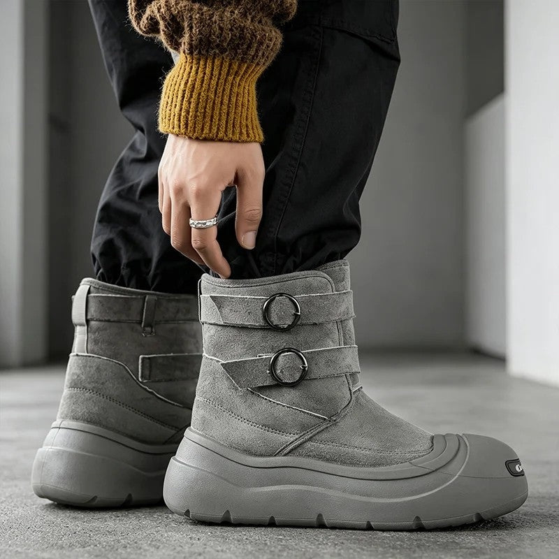 Emory Double Strap Platform Ankle Boots