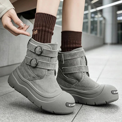 Emory Double Strap Platform Ankle Boots