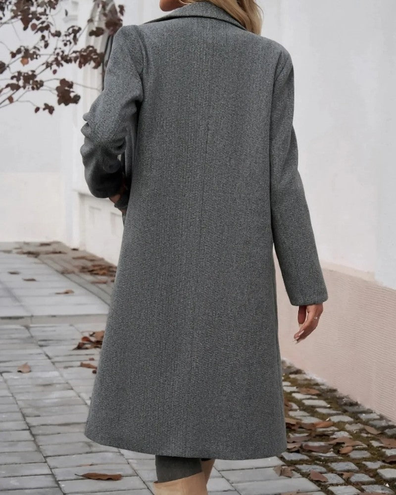 Enzo Men's Wool Blend Double-Breasted Overcoat