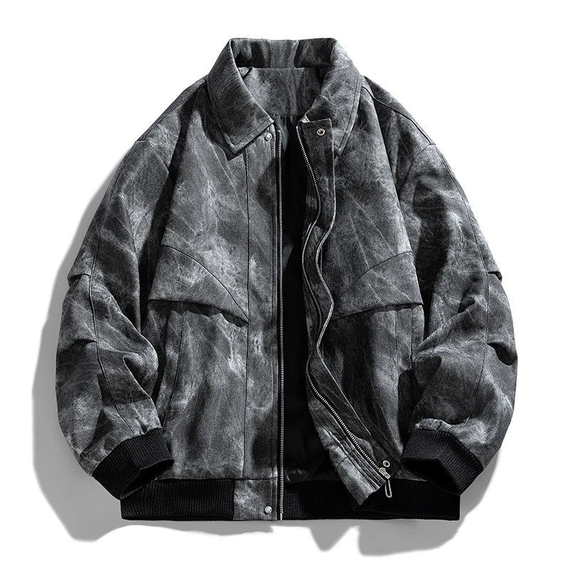 Ethan Relaxed Washed Bomber Jacket