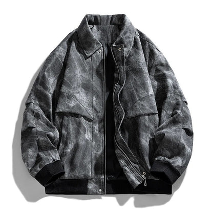 Ethan Relaxed Washed Bomber Jacket
