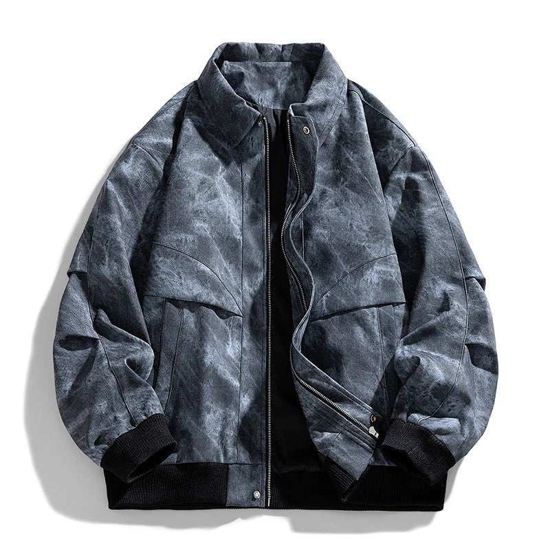 Ethan Relaxed Washed Bomber Jacket