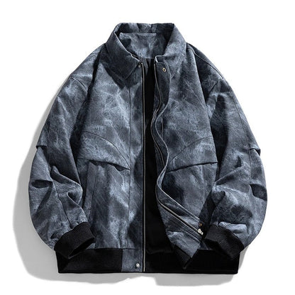 Ethan Relaxed Washed Bomber Jacket