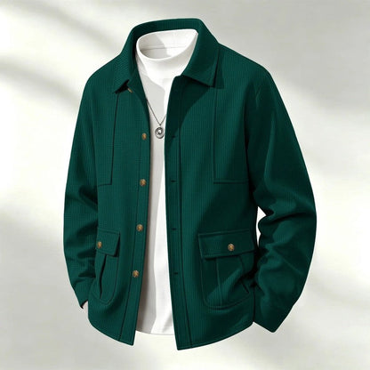 Fenwick Textured Relaxed Shirt Jacket