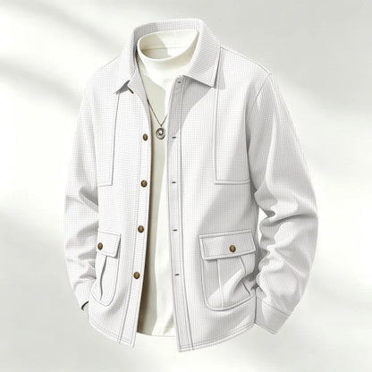 Fenwick Textured Relaxed Shirt Jacket