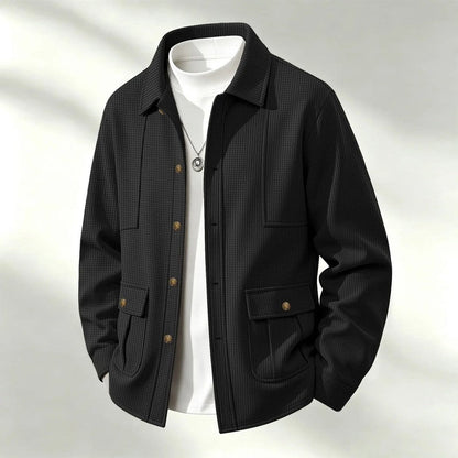 Fenwick Textured Relaxed Shirt Jacket