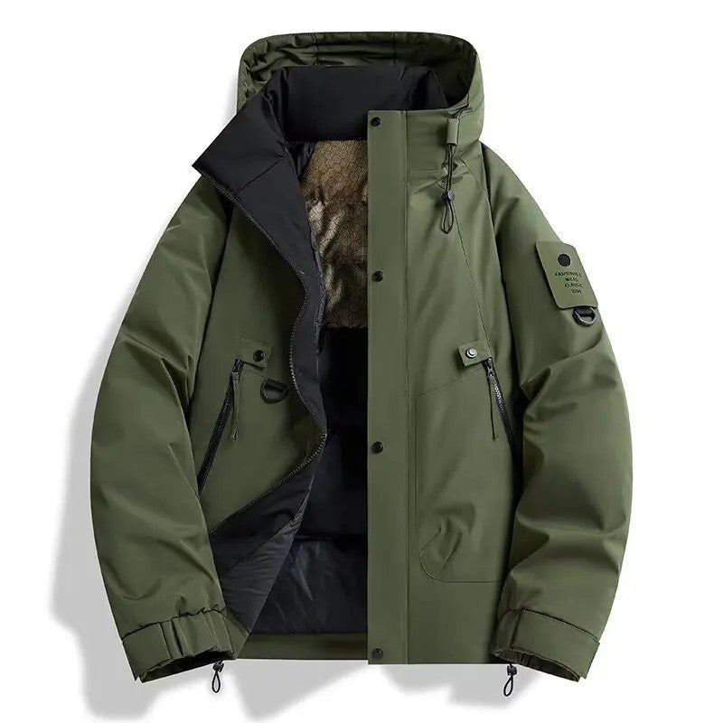 Feyron Hooded Waterproof Insulated Parka Jacket