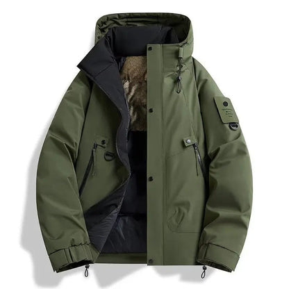 Feyron Hooded Waterproof Insulated Parka Jacket