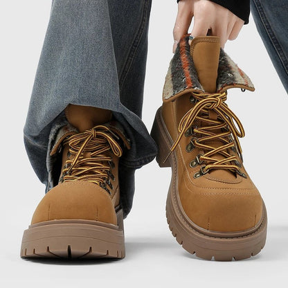 Frank Rugged Lace-Up Hiking Boots