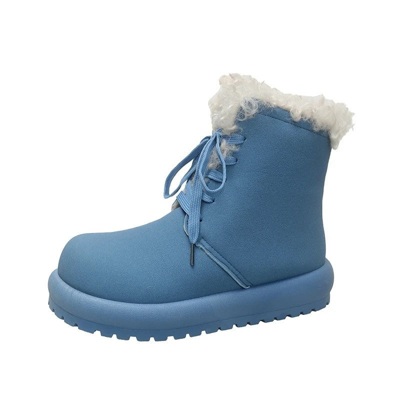 Freya Shearling Lined Lace-Up Winter Boots