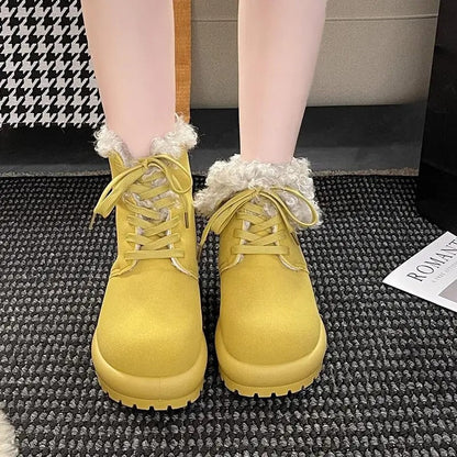 Freya Shearling Lined Lace-Up Winter Boots