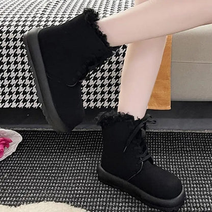 Freya Shearling Lined Lace-Up Winter Boots