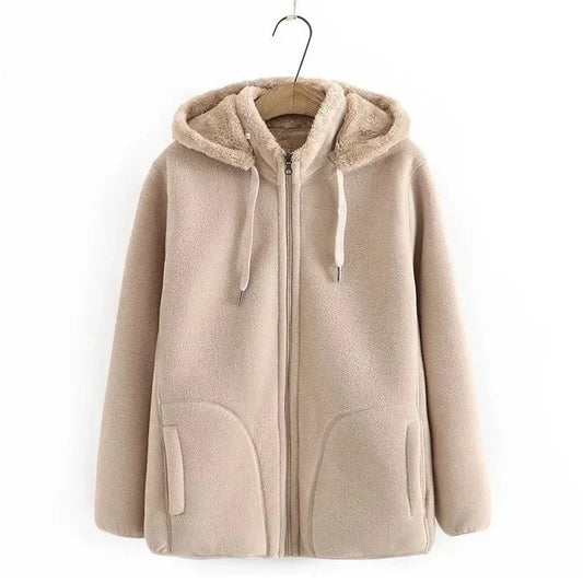 Grace Women's Fleece Hooded Zip Jacket