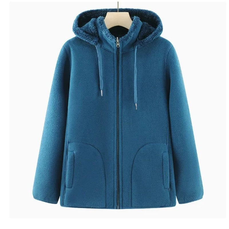 Grace Women's Fleece Hooded Zip Jacket