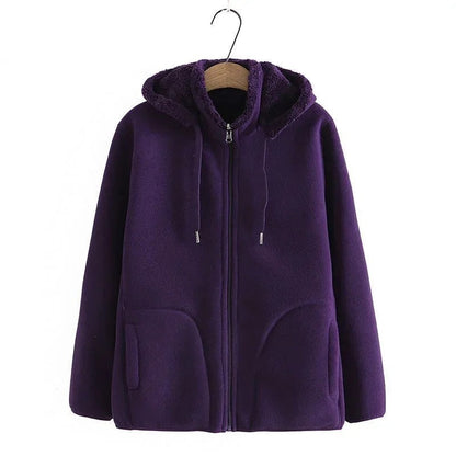 Grace Women's Fleece Hooded Zip Jacket