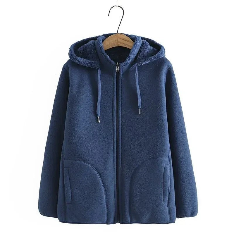 Grace Women's Fleece Hooded Zip Jacket