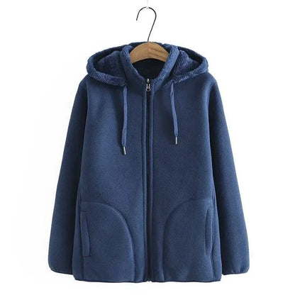 Grace Women's Fleece Hooded Zip Jacket