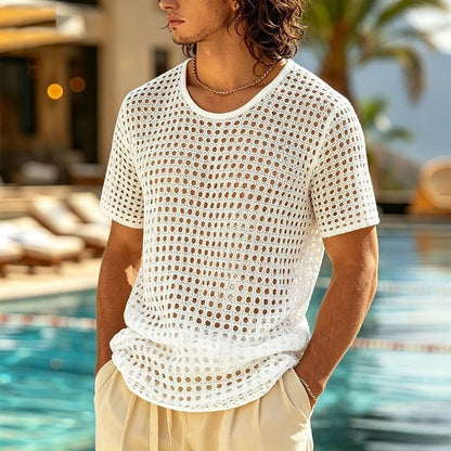 Harry Men's Open Knit Relaxed Fit Shirt