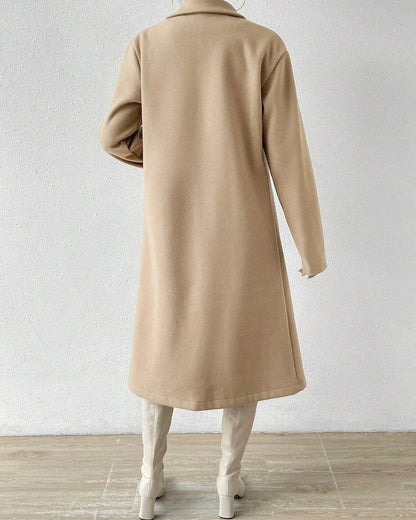 Heidi Double-Breasted Wool Blend Coat