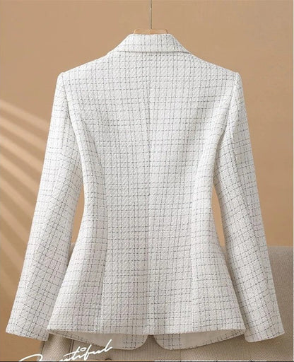 Helene Tailored Tweed Textured Blazer