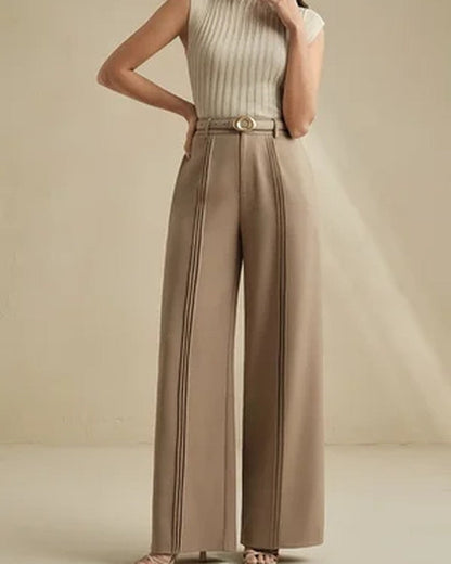 Ingrid Relaxed High-Rise Wide-Leg Pants