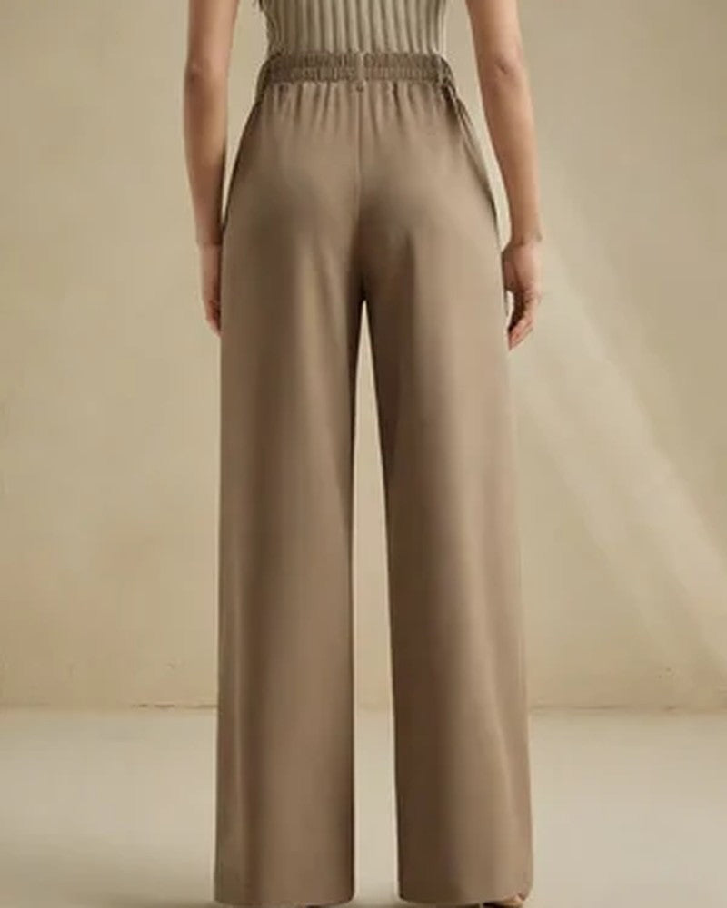 Ingrid Relaxed High-Rise Wide-Leg Pants
