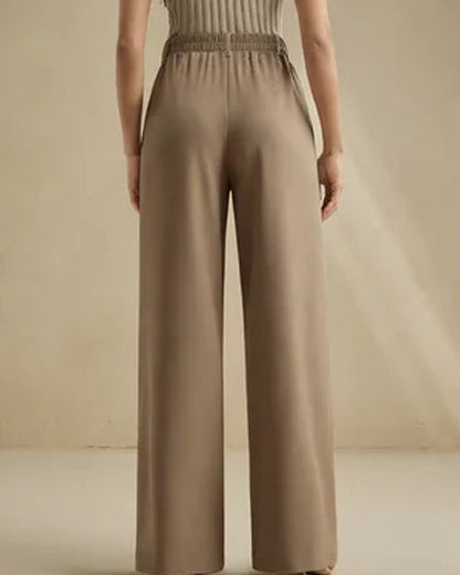 Ingrid Relaxed High-Rise Wide-Leg Pants
