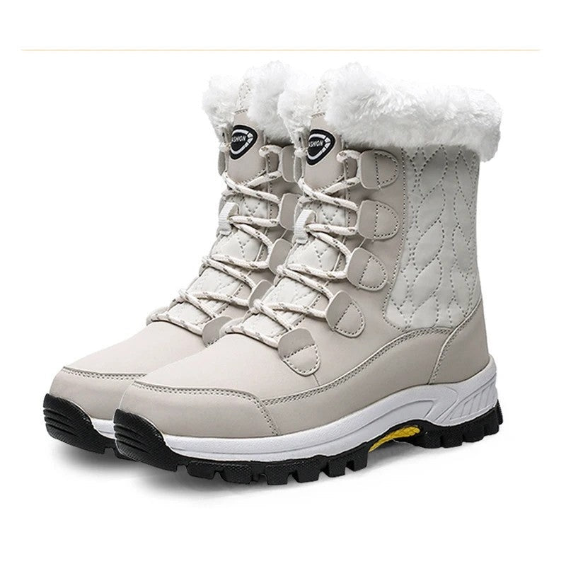 Isabel Quilted Faux Fur Winter Boots