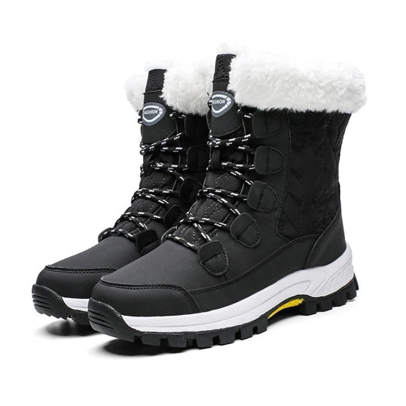 Isabel Quilted Faux Fur Winter Boots