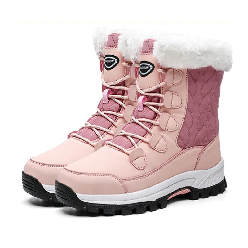 Isabel Quilted Faux Fur Winter Boots