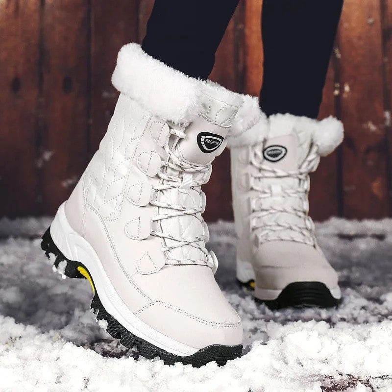 Isabel Quilted Faux Fur Winter Boots