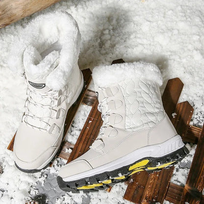 Isabel Quilted Faux Fur Winter Boots