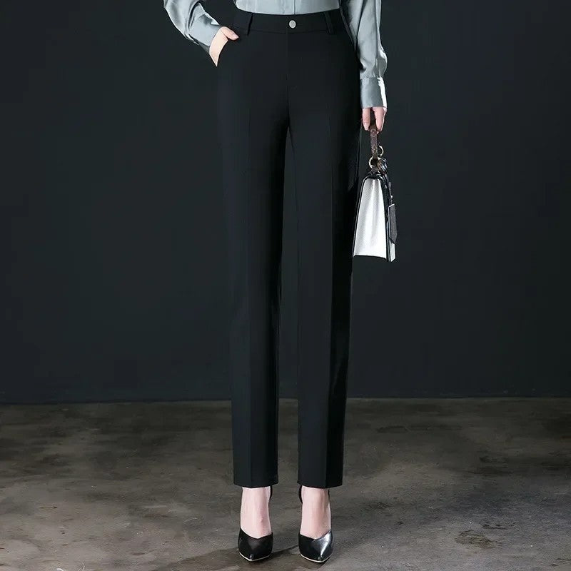 Isadora Tailored High-Rise Straight Pants