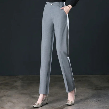 Isadora Tailored High-Rise Straight Pants