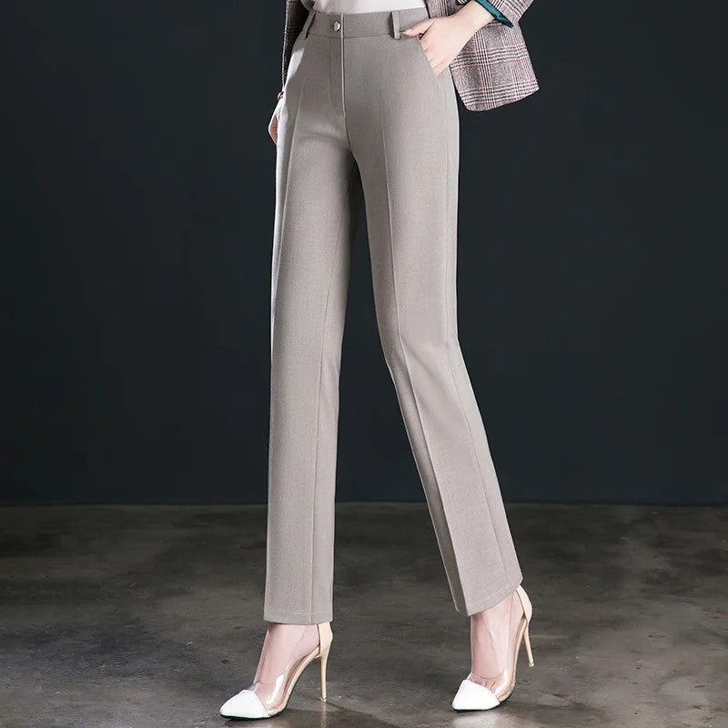 Isadora Tailored High-Rise Straight Pants