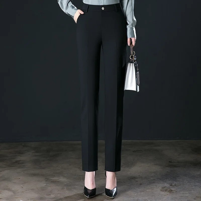 Isadora Tailored High-Rise Straight Pants
