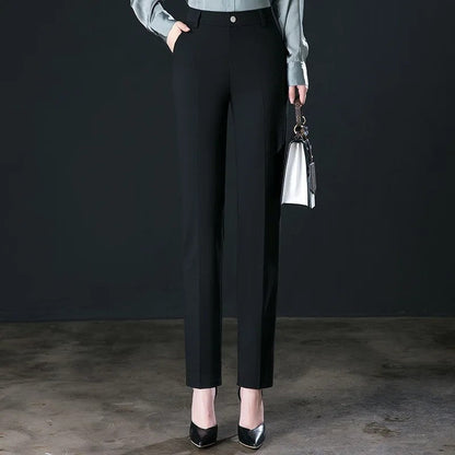 Isadora Tailored High-Rise Straight Pants