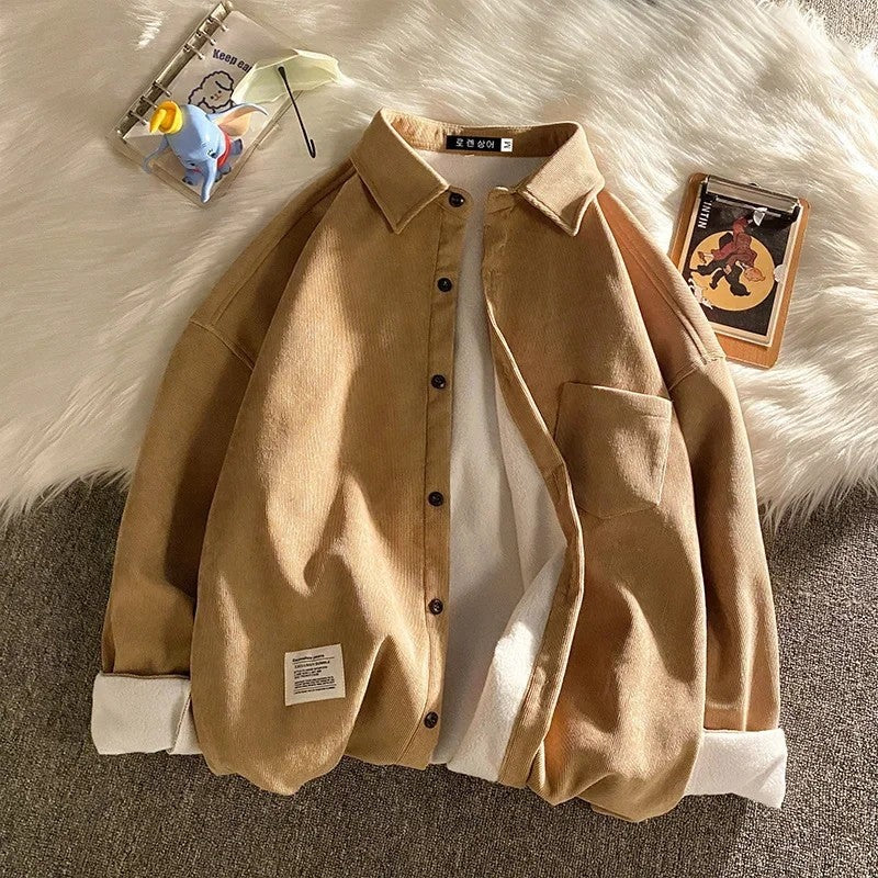 Jonathan Relaxed Corduroy Button-Up Shirt