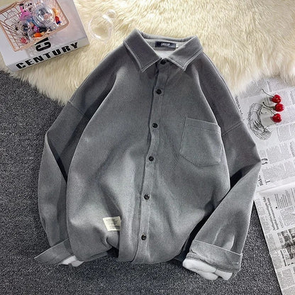 Jonathan Relaxed Corduroy Button-Up Shirt