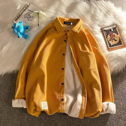 Jonathan Relaxed Corduroy Button-Up Shirt