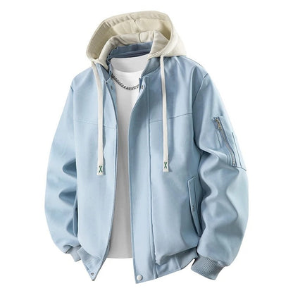 Juvano Relaxed Hooded Bomber Jacket