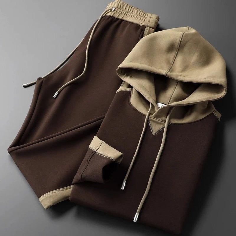 Juvien Relaxed Contrast Panel Tracksuit