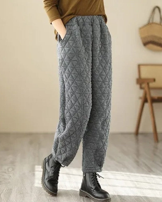 Kate Women's Quilted Relaxed Fit Pants