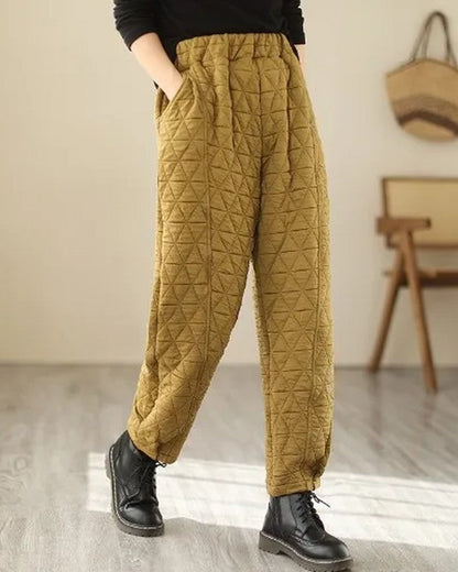 Kate Women's Quilted Relaxed Fit Pants